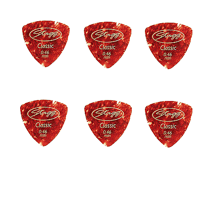 6 Mediators Plectre Classic ELLIPTIQUE 1,21 mm Ecaille de Tortue