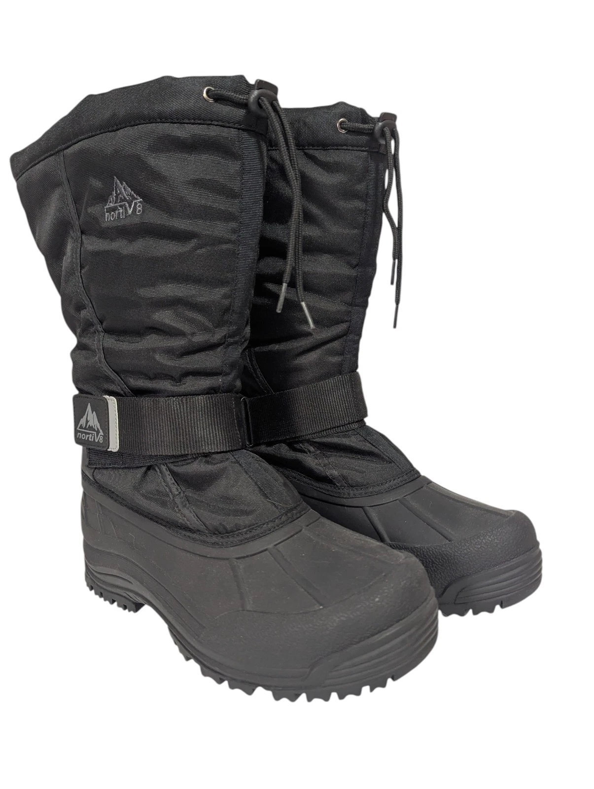 Nortive8 Men’s Black Insulated Rain & Snow Boots Size 9