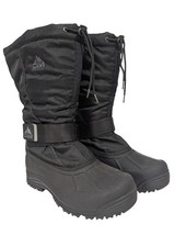 Nortive8 Men’s Black Insulated Rain & Snow Boots Size 9