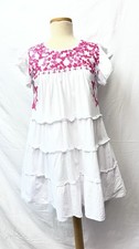 J.MARIE Floral Embroidered Dress Size Small
