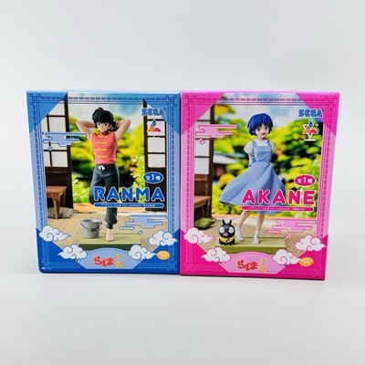 AUTHENTIC Ranma 1/2 Luminasta Ranma, Akane & P Chan Figure Set Sega NY SELLER