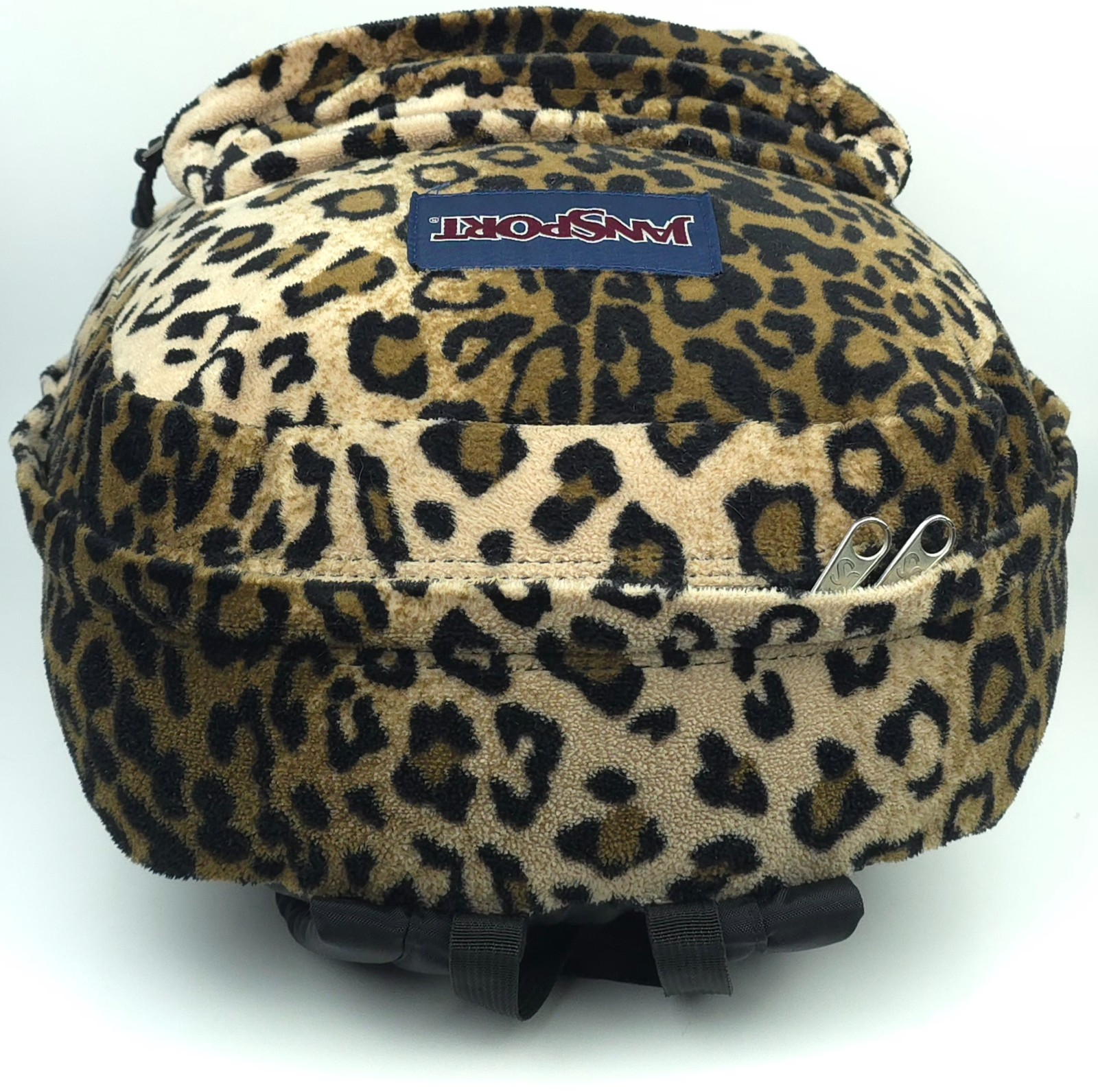 VTG 90s Y2K Jansport Fuzzy Cheetah Leopard Print Back… - Gem