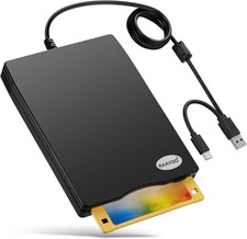 Floppy Disk Reader, External USB 2.0  Type C Floppy Disc Reader, Portable 3.5 I