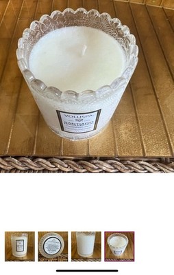 Voluspa New Santiago Huckleberry coconut wax blend candle depending on what happ