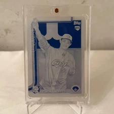 Shun Okamoto NPB Cyan Printing Plate 1/1 2025 Baseball Card nn4