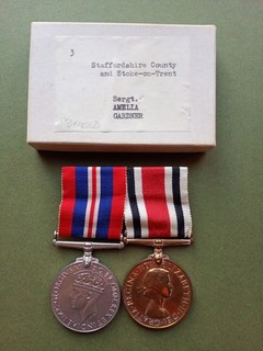 RARE WW1 FEMALE Special Constable Pair Amelia Gardner From Stafford Mint Condt