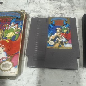 King's Knight (Nintendo NES) cartridge w/ Box, sleeve, manual, foam - oval seal