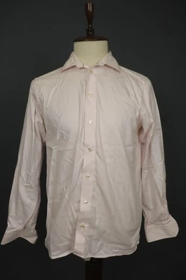 Eton Pink Cotton Contemporary Fit Formal Button-Up Dress Shirt Size 42 / 16.5 - Image 1 of 4