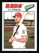 2026 Topps Heritage #296 TJ Friedl Cincinnati Reds 66729