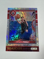 2024-25 Panini Hoops #190 Jordan Poole Texture Foil Washington Wizards
