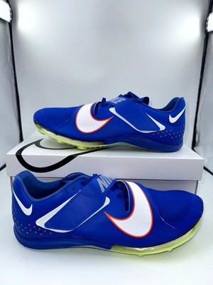 Nike Air Zoom Long Jump Elite Mens 14 Sneaker Racer Blue Spikes Shoes CT0079-400