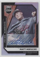 2021 Elite Extra Edition Prime Numbers A Signatures /205 Matt Mikulski Auto i6j