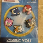 Crocs Jibbitz Sonic The Hedgehog Shoes Charms 5-Pack Brand New