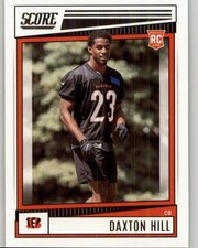 2022 Score Daxton Hill Rookie #366 RC Cincinnati Bengals