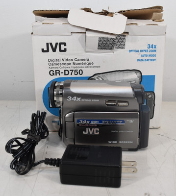 JVC GR-D750U Digital Video Camera 34X Optical Zoom | eBay