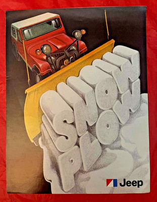 1978 Jeep ''CJ-5 - MEYER SNOW PLOW'' - Original Car Sales Brochure / Catalog