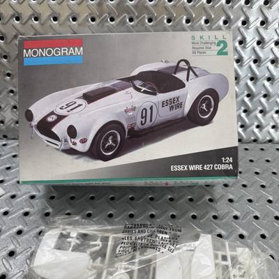 Essex Wire 427 Cobra Monogram 1:24 Model Kit # 2944 Complete Kit NIB