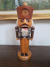 Vintage German Erzgebirge Nutcracker Snowflak...