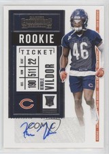 2020 Panini Contenders Rookie Ticket Kindle Vildor #214 Auto 1aw7