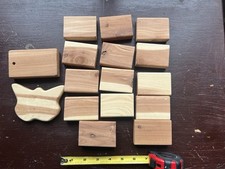 Cedar Wood Blocks Lot 1x3x2 Outdoor Natural