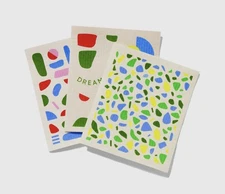 Who Gives  A Crap Dream Cloths 3 Pack Swedish Dishcloths White WGAC DISH 3