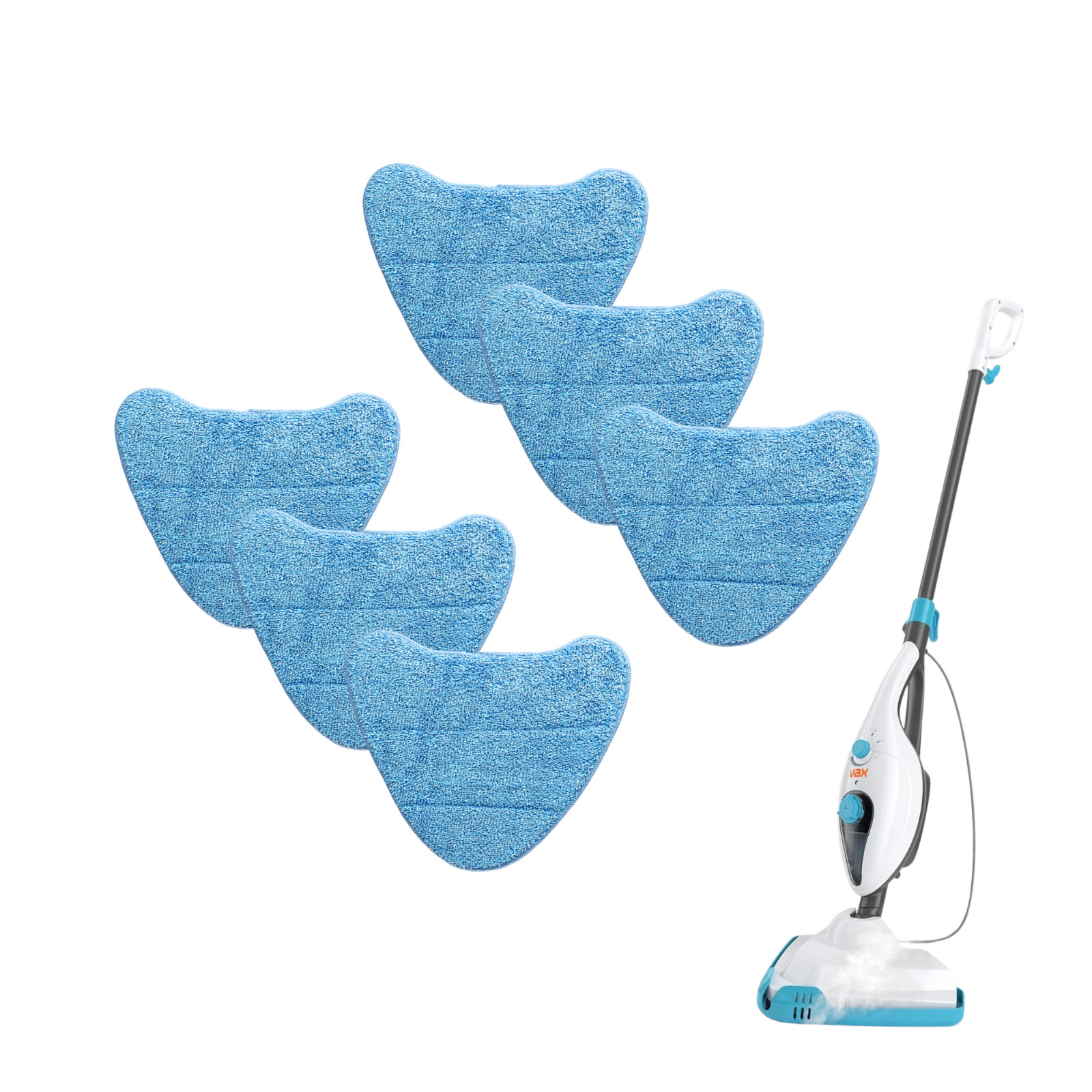 Finest-Filters Replacement Mop Pads Compatible with VAX Steam Mop Pads (6 Pack)