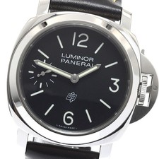 PANERAI Luminor Logo 44mm PAM01084 black Dial Hand Winding Men's Watch_913937