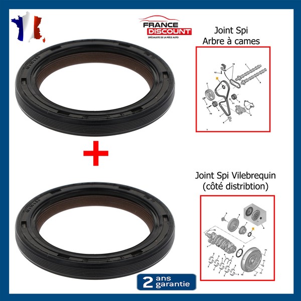 Kurbelwellensimmeringe Und Nockenwelle 1.6 HDI DV6 FüR Peugeot CitroëN 023675-image