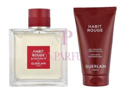 Guerlain Habit Rouge Geschenkset Eau de Toilette 100ml/Shower Gel 75ml