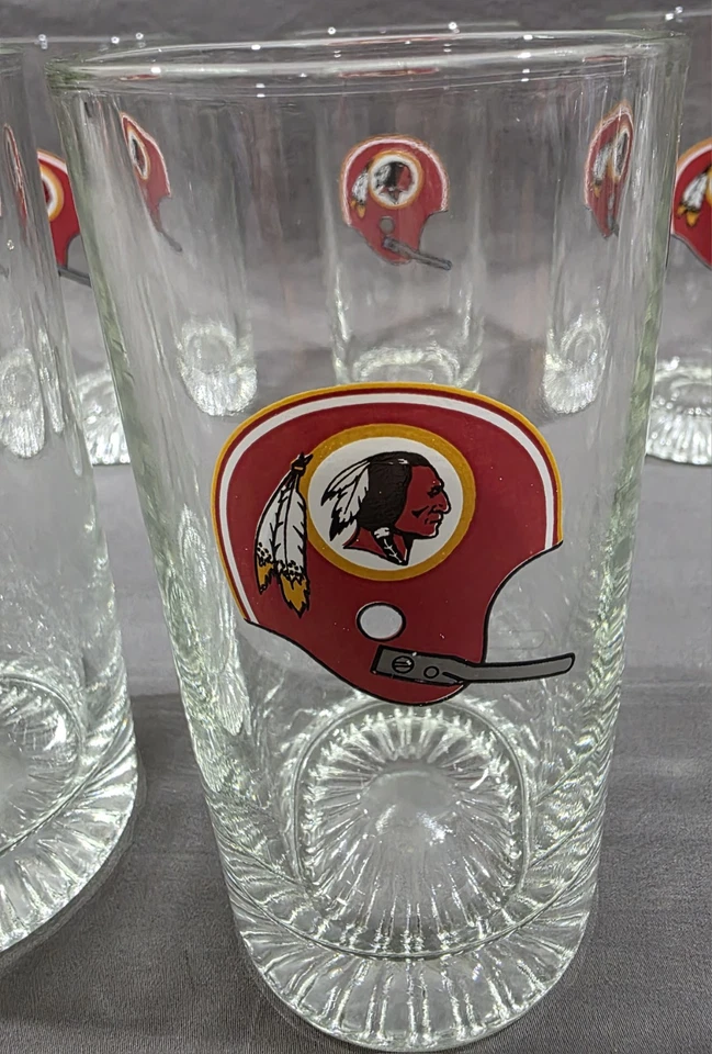Lote De 5 Vasos De Colección Washington Redskins NFL 16 OZ  Foto 3 de 4