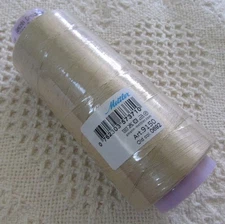 Mettler Silk finish 50wt Cotton thread Cone 2000yd Lace quilt sewing SANDSTONE