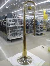 Unbranded Trombone Brass Wind Musical Instrument Used