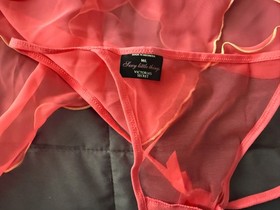 Victoria Secret Sexy Little Things Chiffon Lace Foam Cups Babydoll Sexy 36C