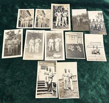1940s WWII Military Photos Lot B W Soldiers Male Bonding Buddy Friends Snapshots