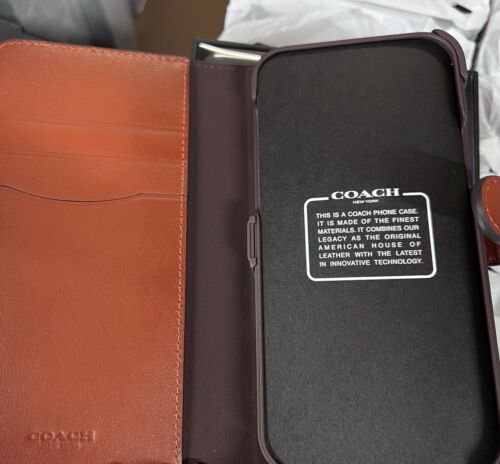 Authentique coque et porte carte Coach iPhone 12 / 12 Pro - Photo 3 sur 3