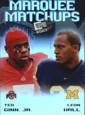 2007 Press Pass SE Marquee Matchups #4 Ted Ginn Jr. Leon Hall 