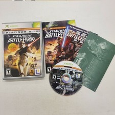 Original Xbox Star Wars Battlefront Platinum Hits TESTED Registration Card 