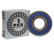 PGN 4 Pack 6204-2RS Bearing - Lubricated Chrome Steel Sealed Ball Bearing -