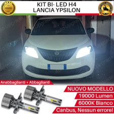KIT LED H4 6000K PER LANCIA YPSILON Y 846 19000 LUMEN CANBUS XENO 100% NO ERRORE