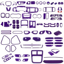 Purple Interior Console Accessories Exterior Cover Trims For Dodge Charger 2015