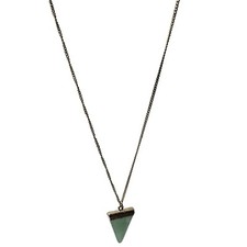 Elegant Boho Chic Green Stone Pendant Necklace Fashion Jewelry Women