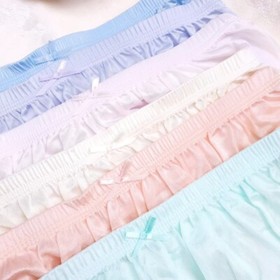 6x Lingerie Soft Nylon Full Brief Panties Women Underwear Size XL VTG Granny New