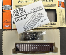 Con-Cor HO Kit #0001-009361 100 Ton 15 Panel Coal Hopper Kit - Delaware & Hudson
