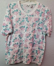 Gitano Womens Size 38/18W Pullover Short Sleeve Top Armpit To Armpit 24" 