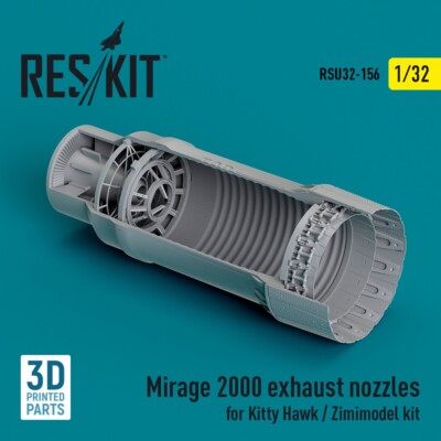 Mirage 2000 exhaust nozzle for Kitty Hawk / Zimimodel  1/32 ResKit RSU32-0156