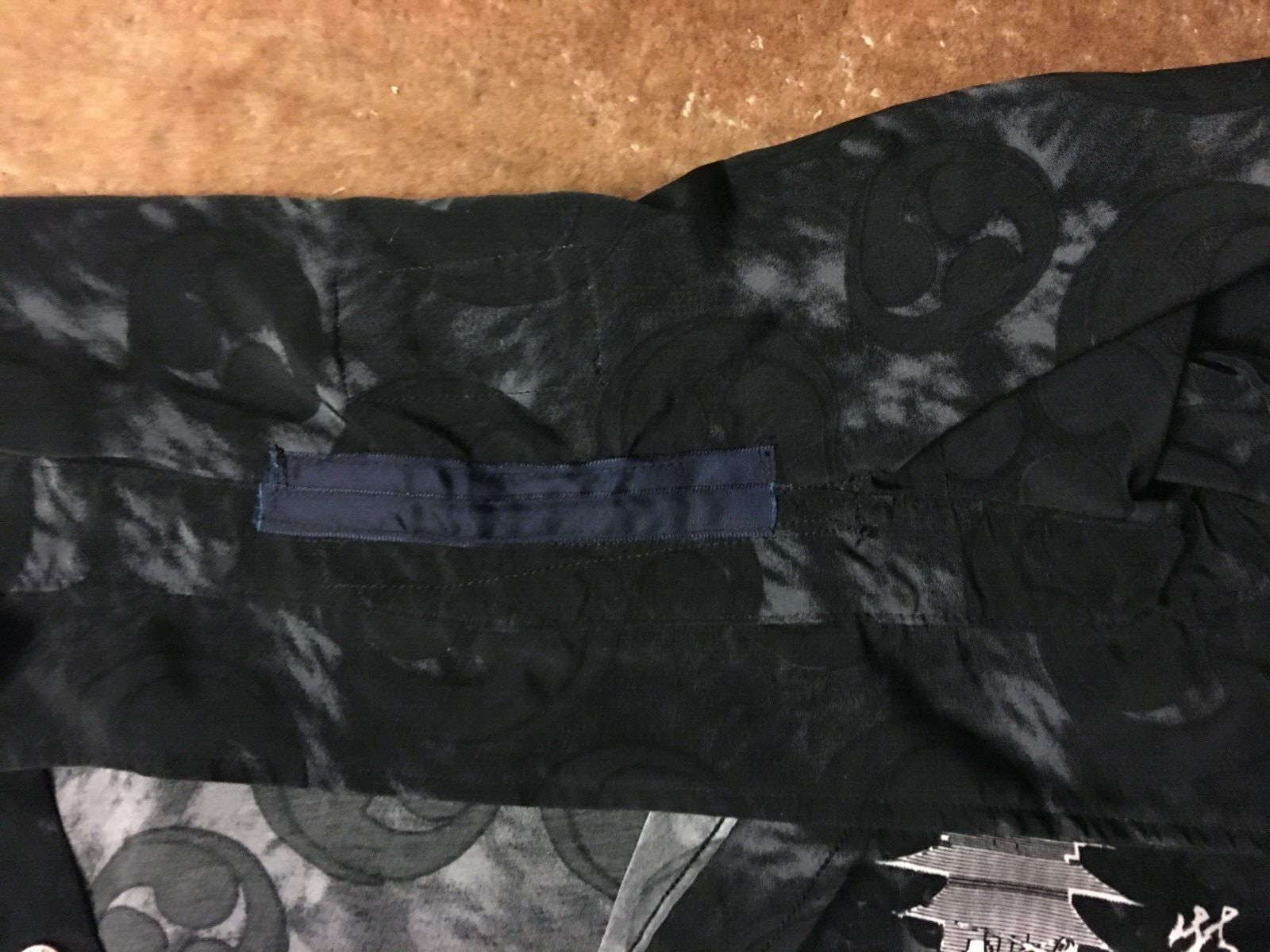 Vintage FIRST DOWN Black Collared Button-down Pag… - image 3