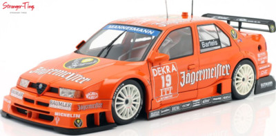 IXO Models Alfa Romeo 155 V6 TI Jägermeister DTM/ITC Michael Bartels #19 1/18