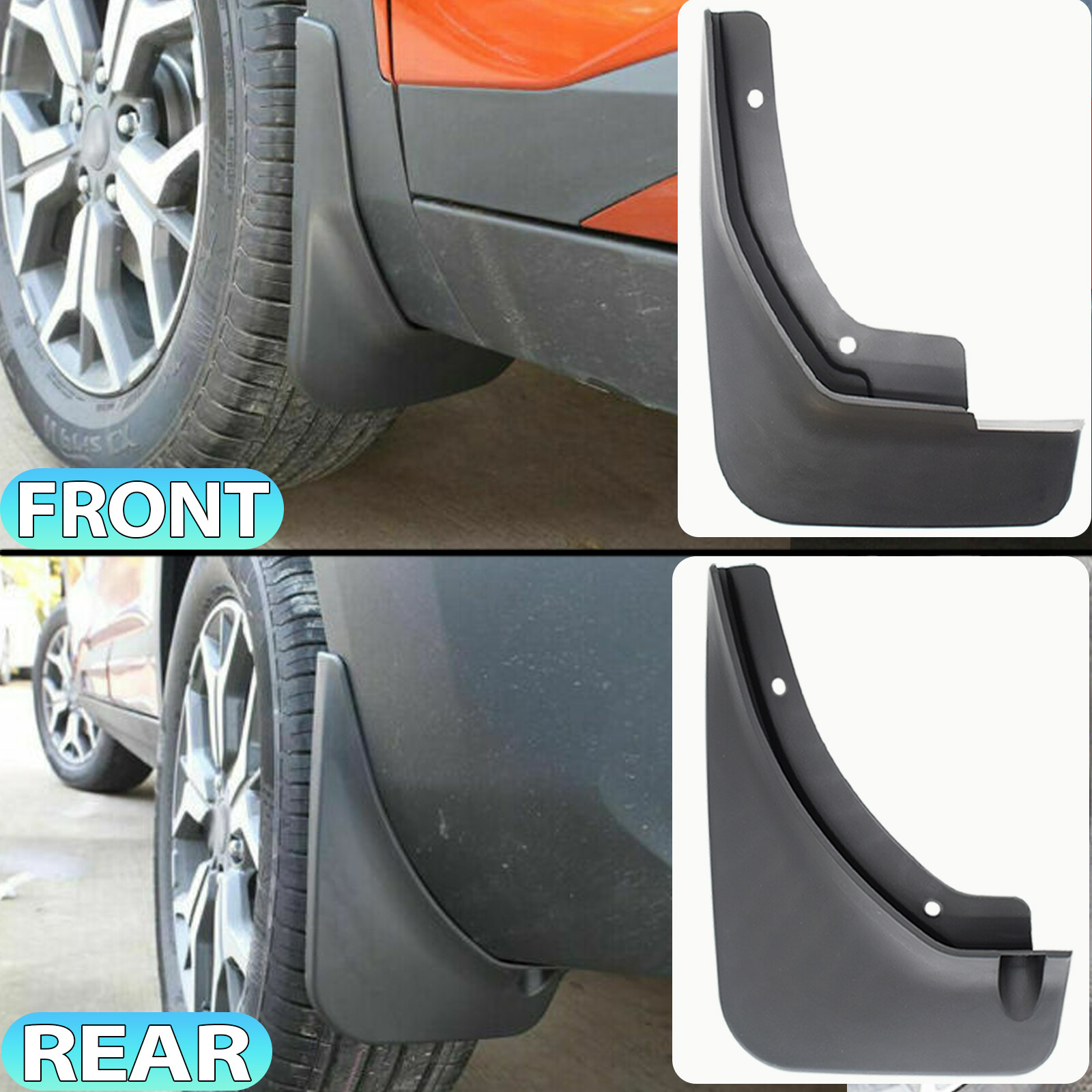 For KIA Seltos SP2 2020 2021 4Psc New ABS Mud Flaps Splash Guards
