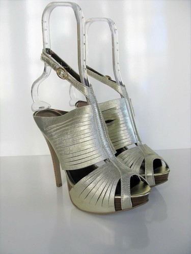 Platform Sandals Banded Caged Stiletto Heels N.Y.L.A 7 $180 MSRP - Bild 5 von 12