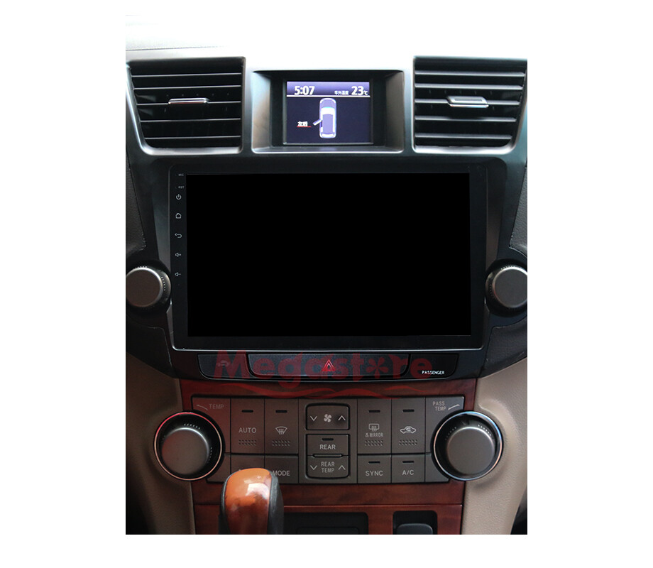 10.1” Android 13 Quad Core Car GPS For Toyota Kluger 20072013 n hazard